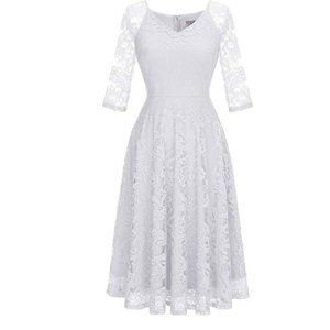 Women's Vintage 1950s Rockabilly Dress Swing Cocktail Party Dress 2XL